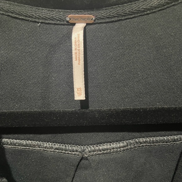 Free People Dark Gray The Ruby Jacket EUC Oversized XS - Picture 4 of 4